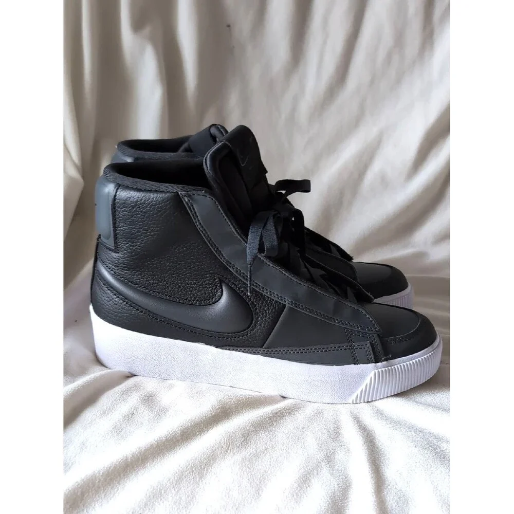 Nike Women's Blazer Mid Victory 'Black Off Noir' High Cut Sneakers
